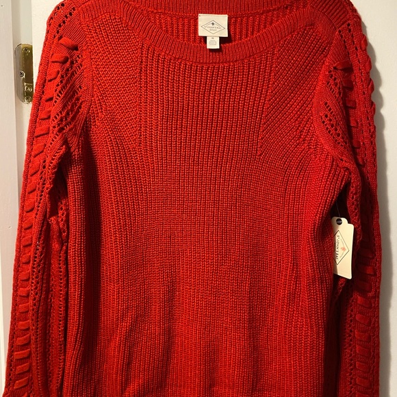 ⚫️New St Johns Bay sweater medium detail sleeves - Picture 3 of 6